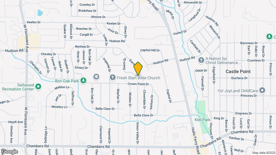 10216 Green Valley Dr Map and Location Details