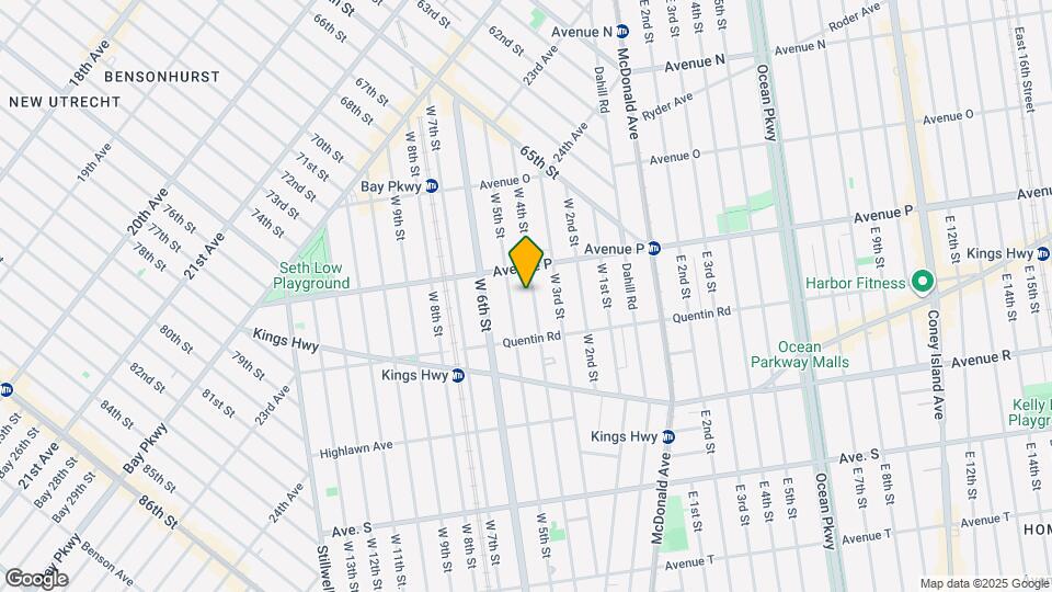 1632 W 4th St, Unit 1st floor Map and Location Details