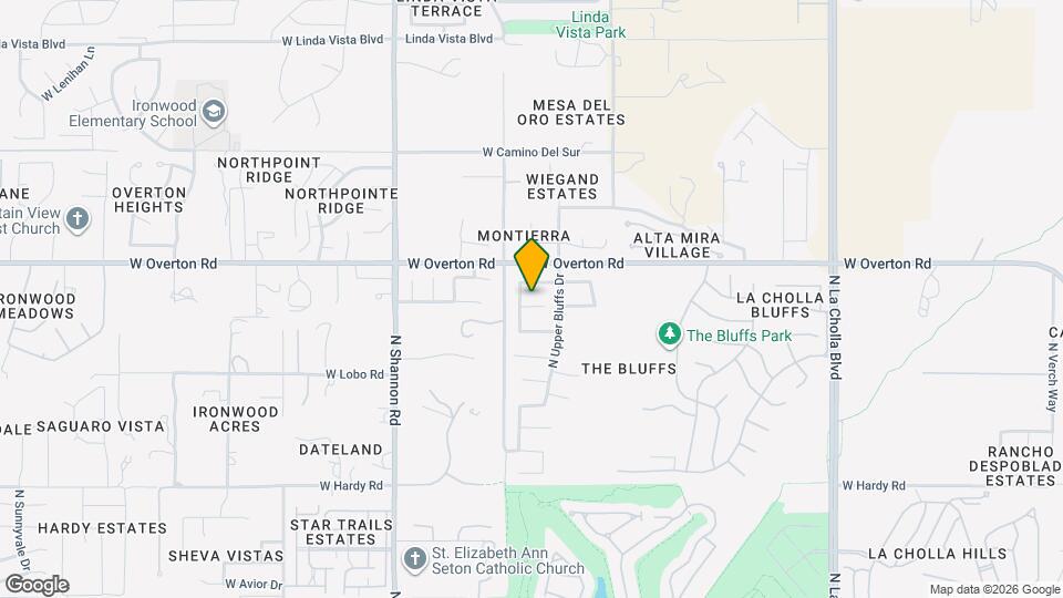 2656 W Mountain Heights Ct Mapa y Detalles de la Ubicación