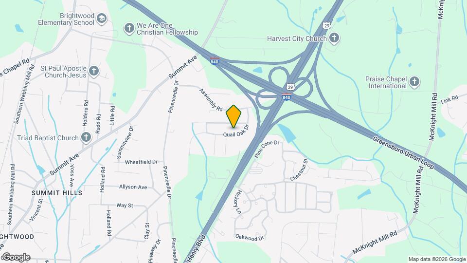 3005 Quail Oaks Dr Map and Location Details