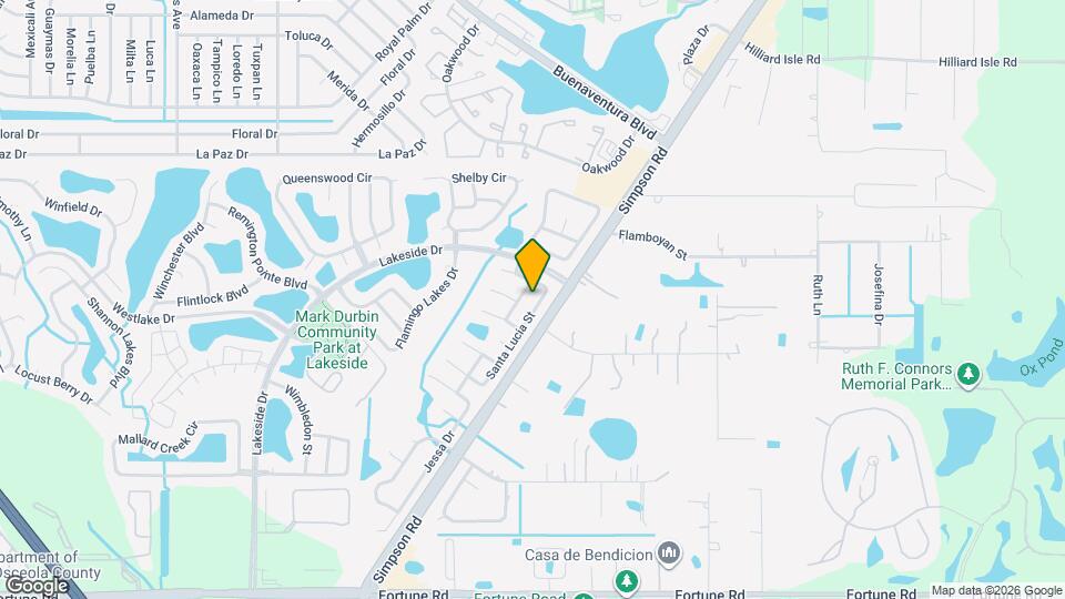 2298 Santa Lucia St Map and Location Details