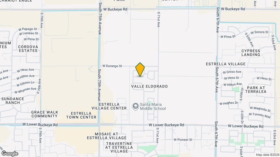 7213 W Hilton Ave Map and Location Details