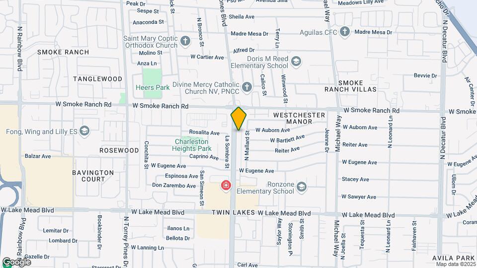 2313 N Jones Blvd Map and Location Details