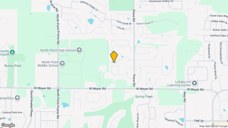 2048 Peine Forest Dr Map and Location Details