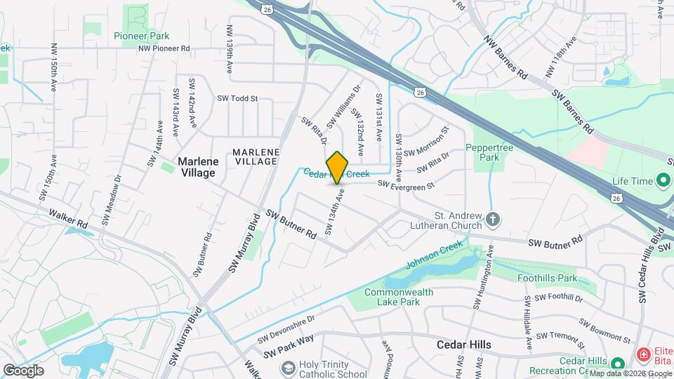 605 SW 134th Ave Map and Location Details