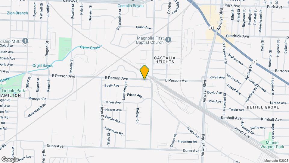 2012 E Person Ave Mapa y Detalles de la Ubicación