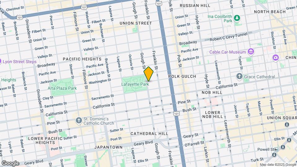1950 Gough St Mapa y Detalles de la Ubicación