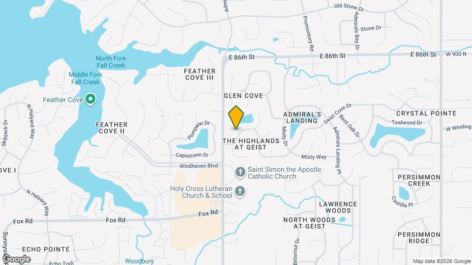 8320 Glen Highlands Dr Mapa y Detalles de la Ubicación