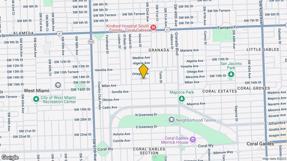 1503 Genoa St Map and Location Details