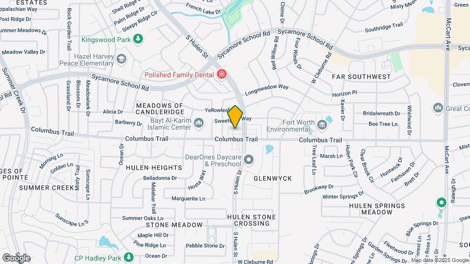 4425 Hulen Cir W Map and Location Details