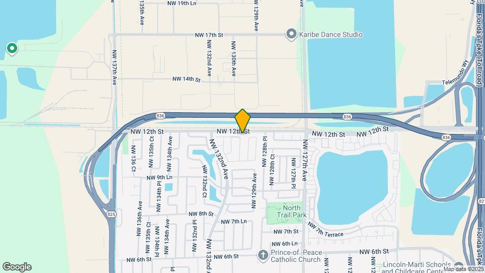 1121 NW 129th Pl Map and Location Details