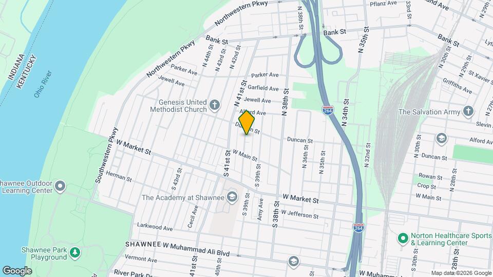 127 N 40th St Map and Location Details