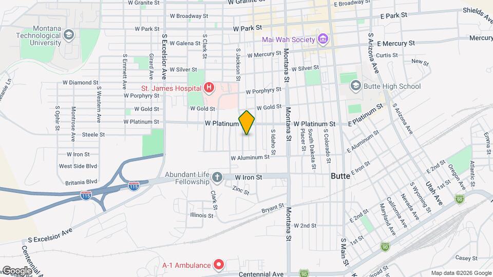 630 S Jackson St, Unit A Map and Location Details