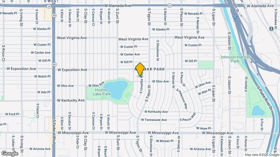 751 S Umatilla Way Map and Location Details