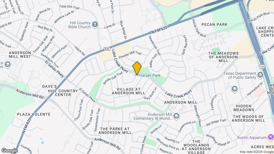 11205 Slippery Elm Trail Map and Location Details