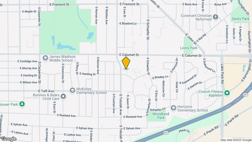 1614 E Harding Dr Map and Location Details
