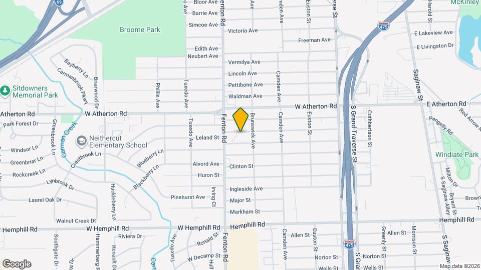 925 Leland St Map and Location Details