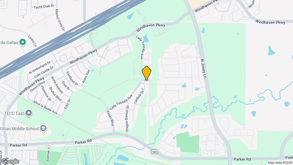3905 Lady Bettye Dr Map and Location Details