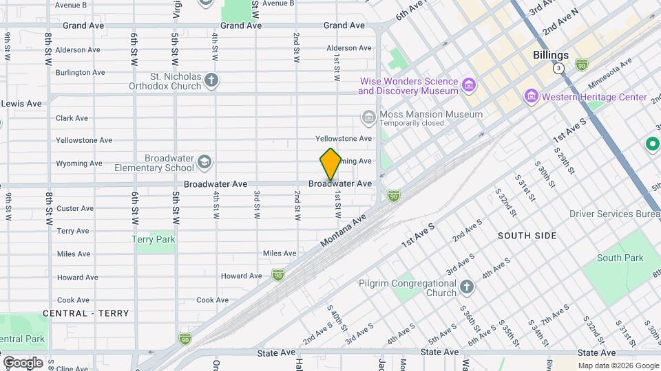 106 Broadwater Ave Map and Location Details