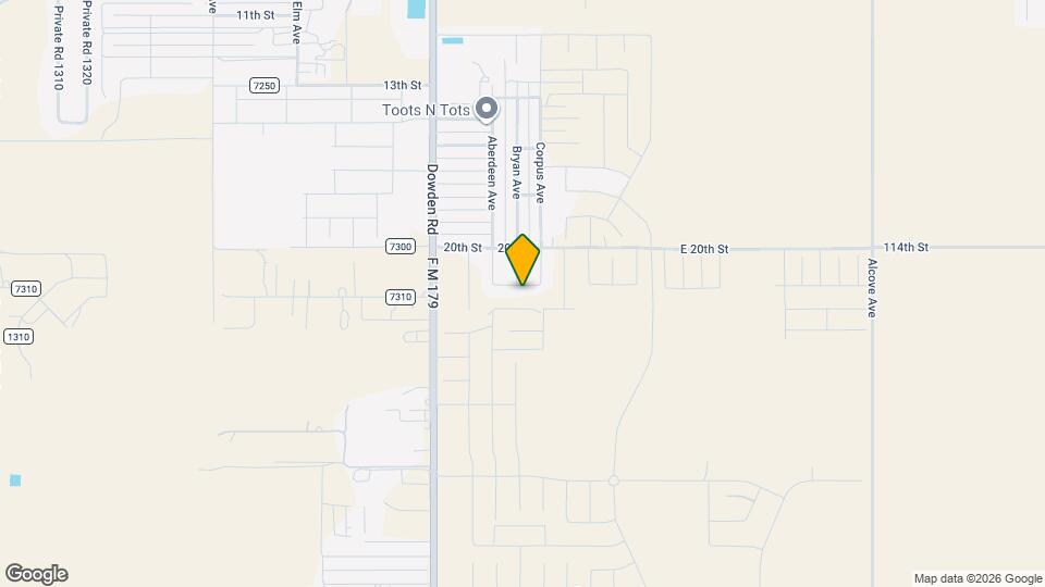 501 E 21st St Map and Location Details