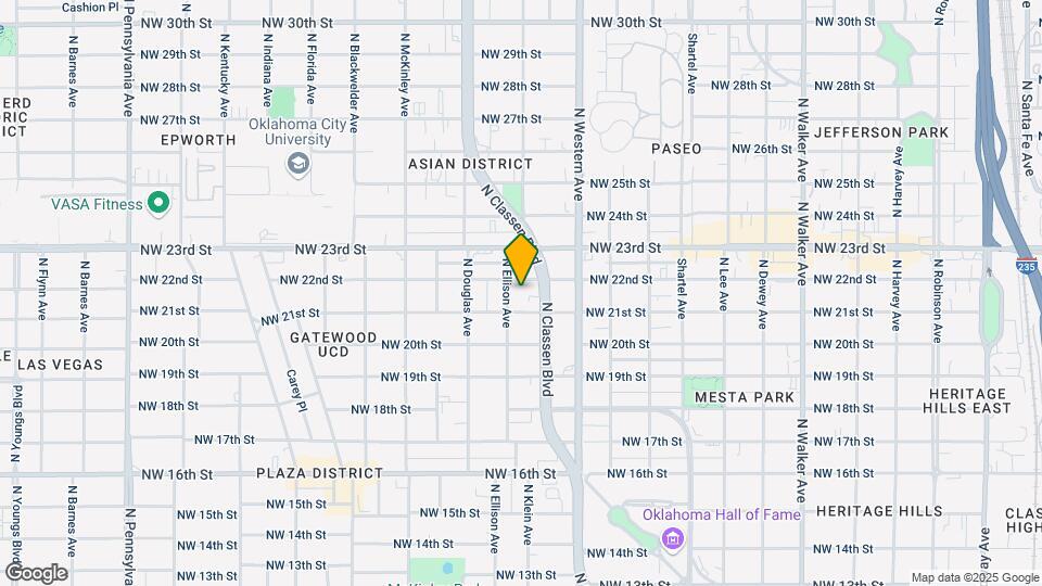 1216 NW 22nd St Map and Location Details