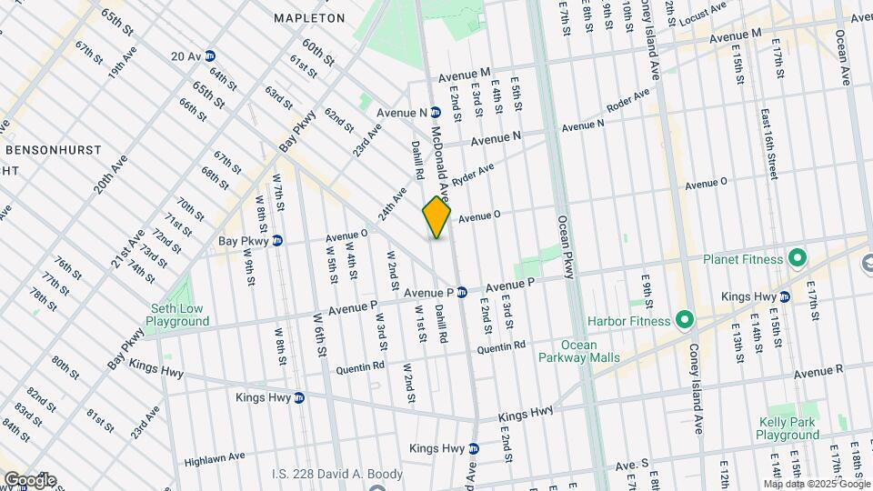 1529 Dahill Rd Mapa y Detalles de la Ubicación