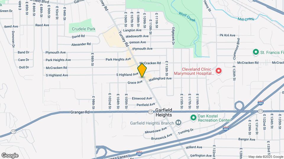 5172 Turney Rd Map and Location Details
