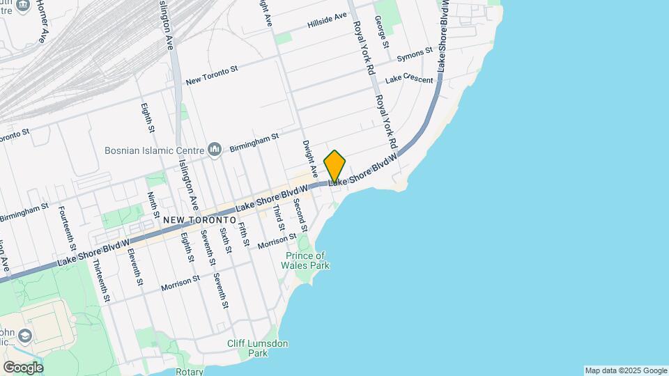 2711 Lake Shore Blvd Map and Location Details