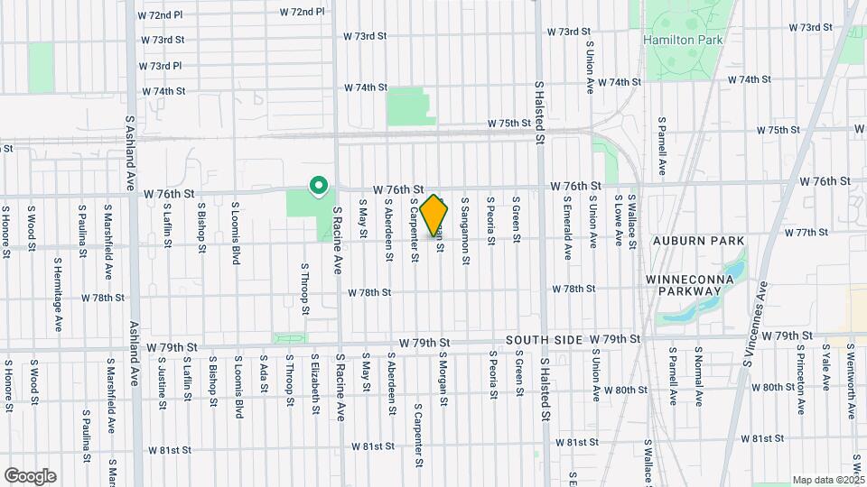 1003 W 77th St Map and Location Details