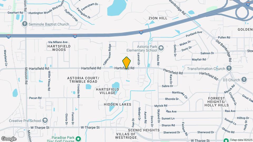 2403 Hartsfield Road Map and Location Details