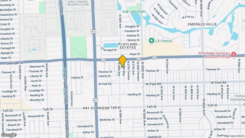 2310 N 57th Way Map and Location Details