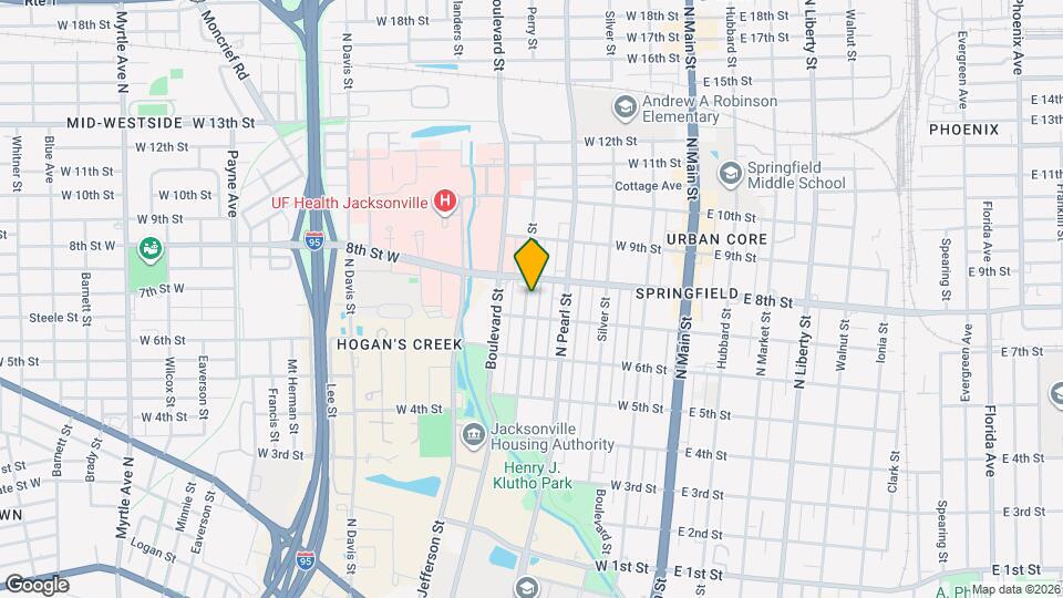 1716 Perry St Map and Location Details