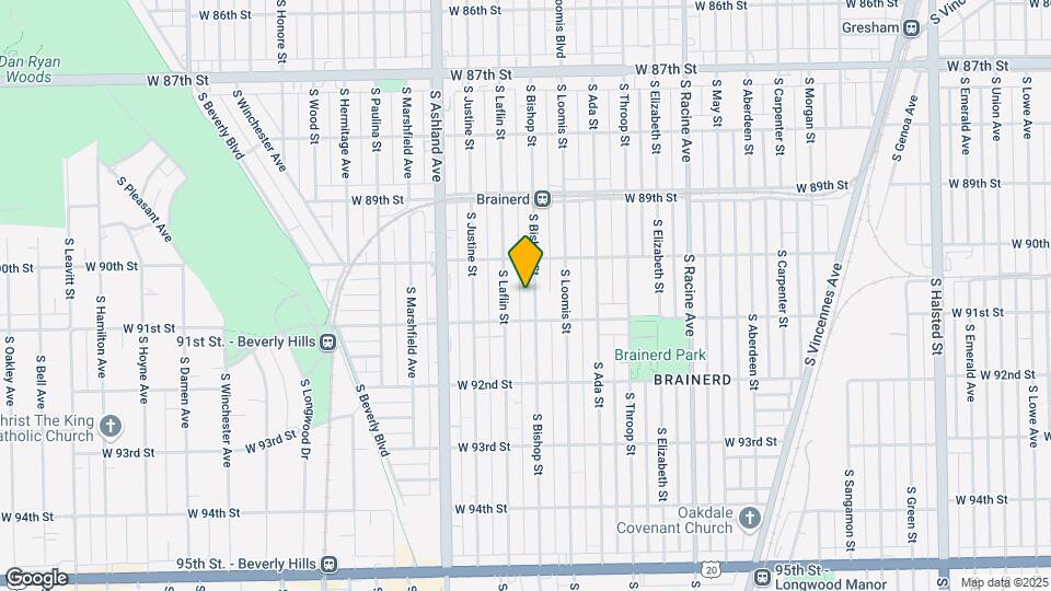 9036 S Bishop St Mapa y Detalles de la Ubicación