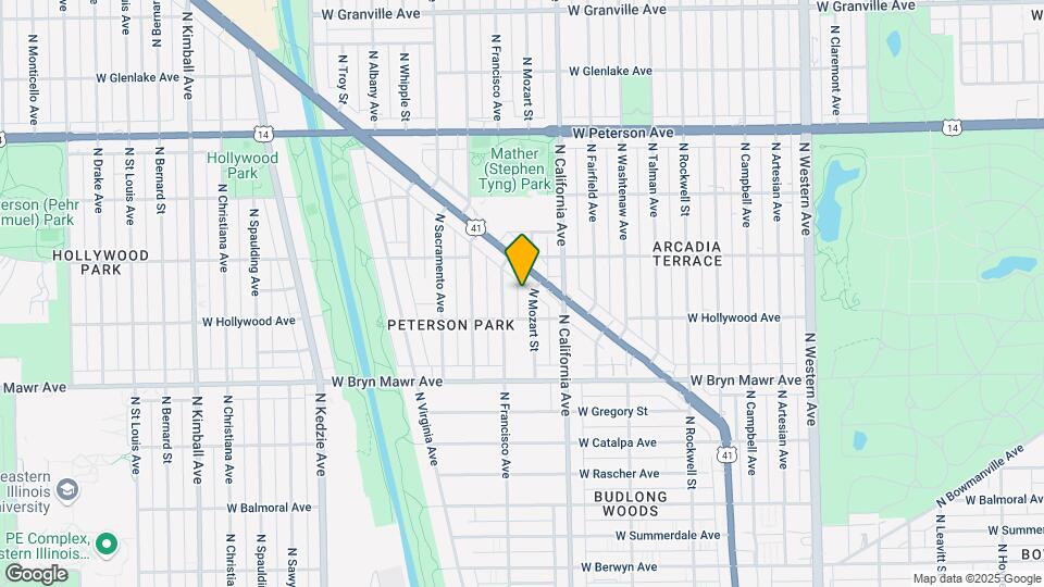 5724-26 N Mozart St Map and Location Details