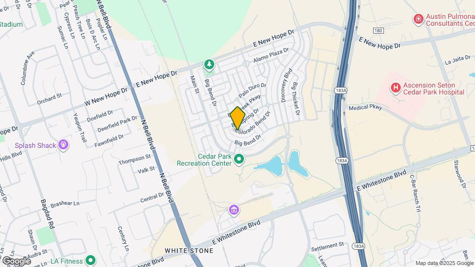 1410 Colorado Bend Dr Map and Location Details