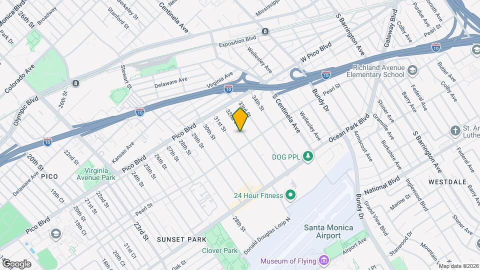 2418 32nd St Map and Location Details