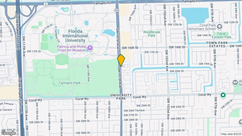 1909 SW 107th Ave Map and Location Details