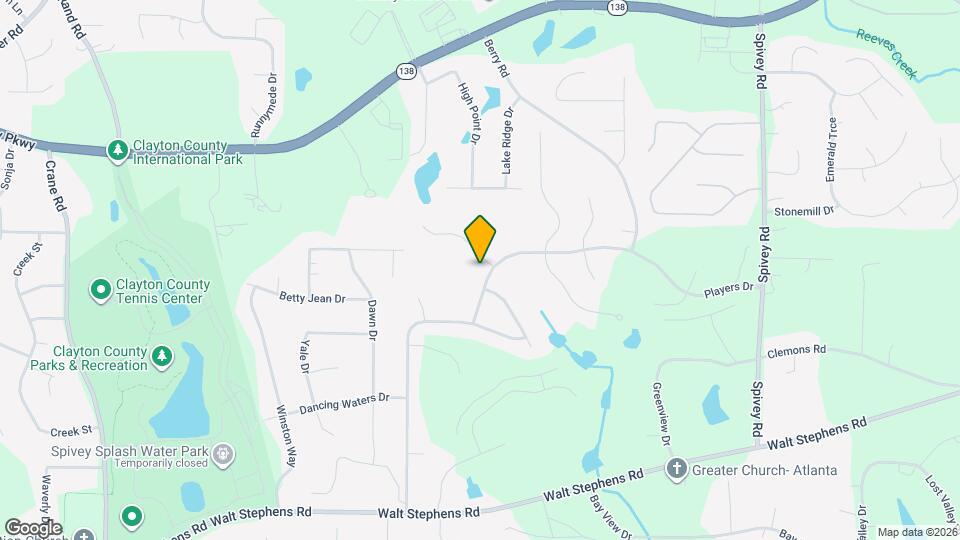 2810 Players Dr Map and Location Details