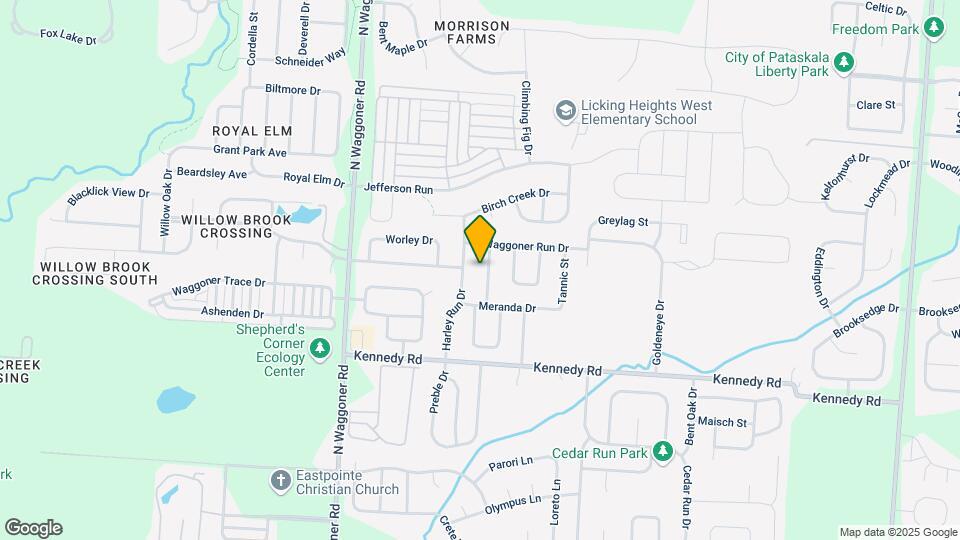 1217 Walker Springs Dr Map and Location Details
