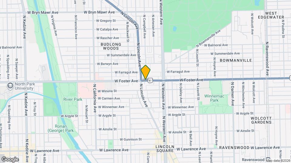 2475 W Foster Ave Map and Location Details