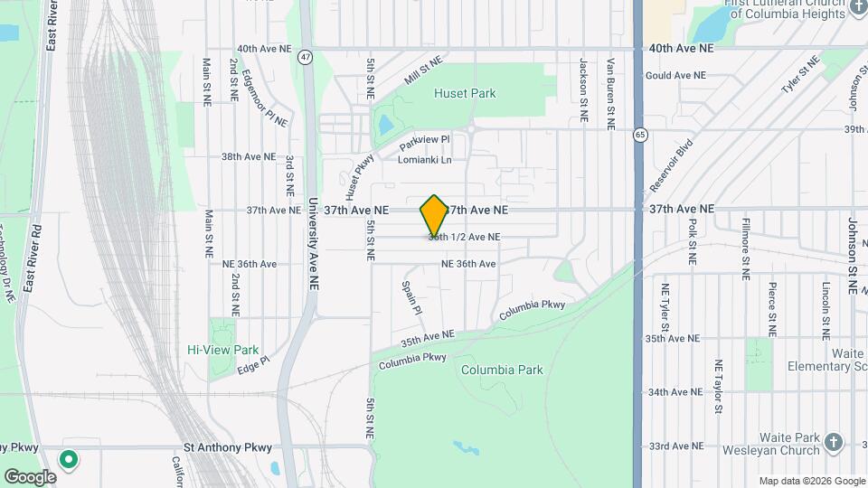 582 36 1/2 Ave NE Mapa y Detalles de la Ubicación