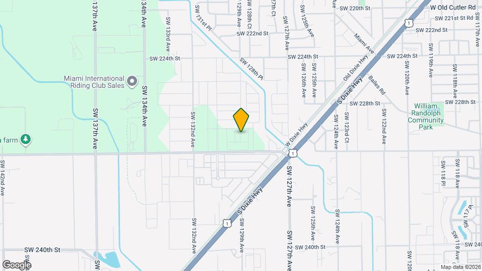 23055 SW 129th Ave Mapa y Detalles de la Ubicación