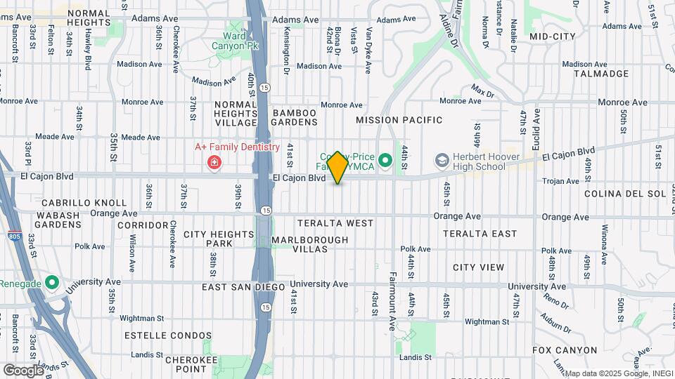 4270 Copeland Ave Map and Location Details