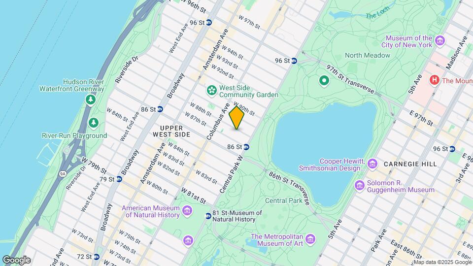 30 W 88th St Mapa y Detalles de la Ubicación