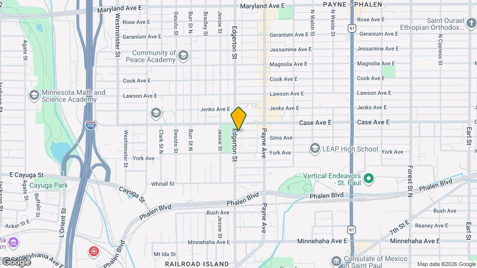 940 Edgerton St Map and Location Details