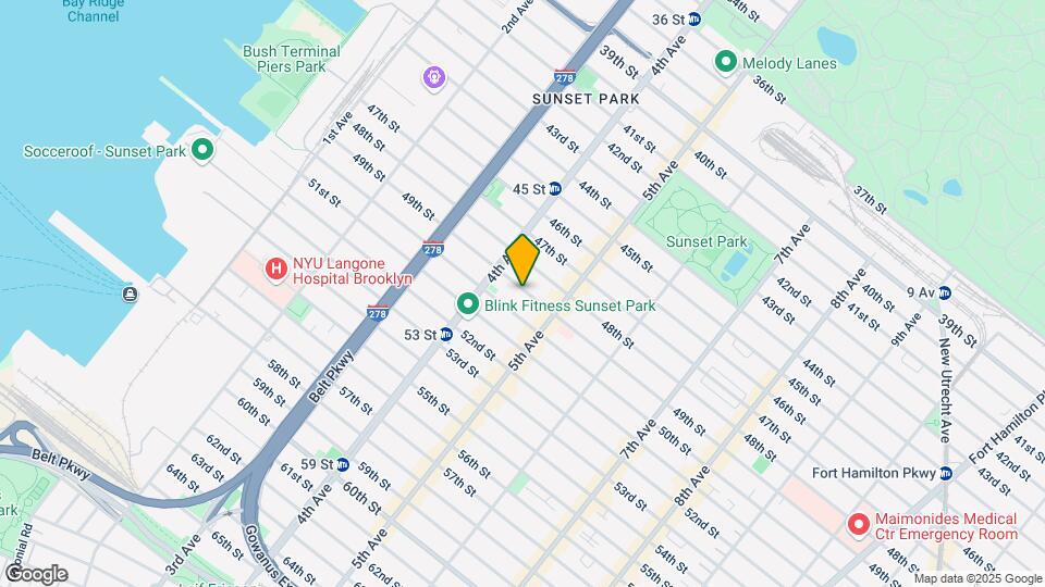 438 49th St Map and Location Details