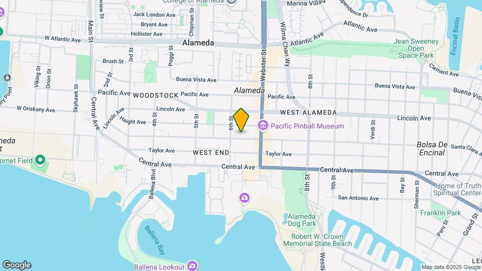 619 Santa Clara Ave Map and Location Details