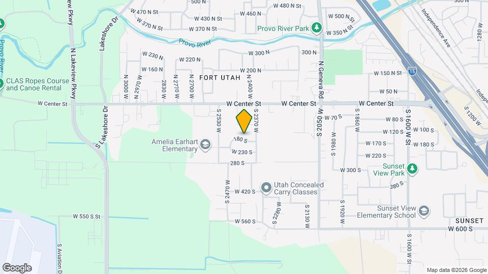 2428 W 180 S St Map and Location Details