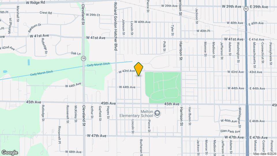 4340 Buchanan St Mapa y Detalles de la Ubicación