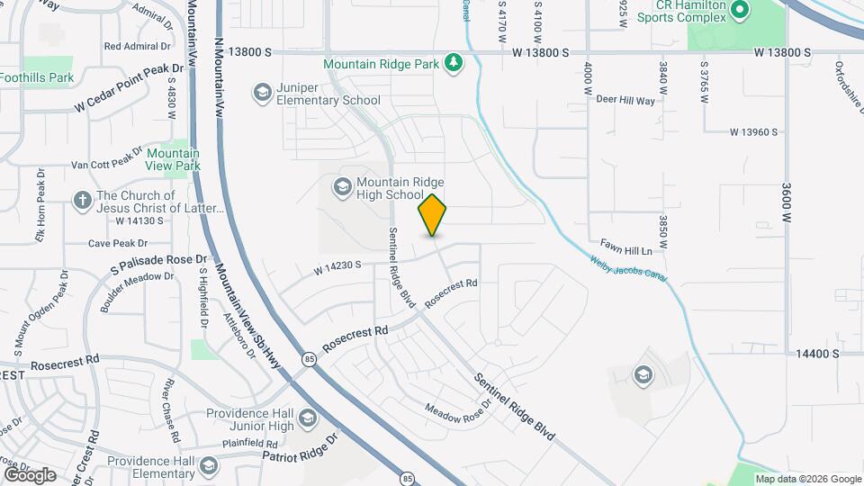 4384 Lower Meadow Dr, Unit B Map and Location Details